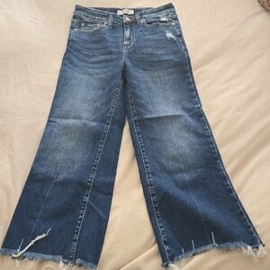 Classic Dark Blue Flare Jeans